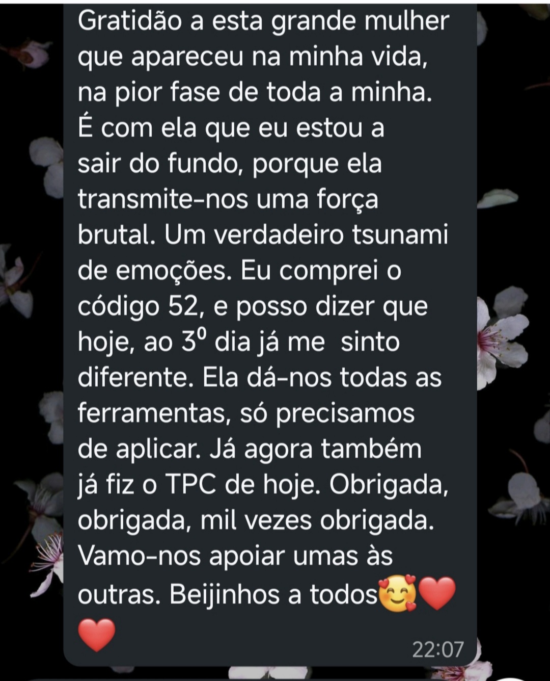 Testemunho reprogramação mental